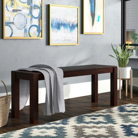 ChunKy Walnut : Ghế Băng Dài Gổ Sồi - W90cm